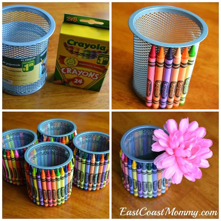 DIY Crayon holder