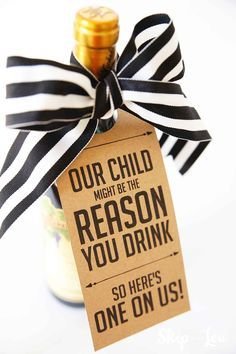 Funny bottle label