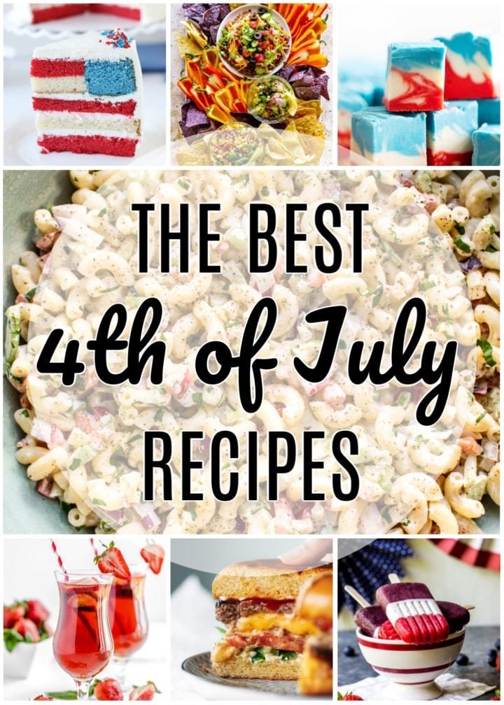 20 Delicious 4th of July Recipes – Red, White & Blue