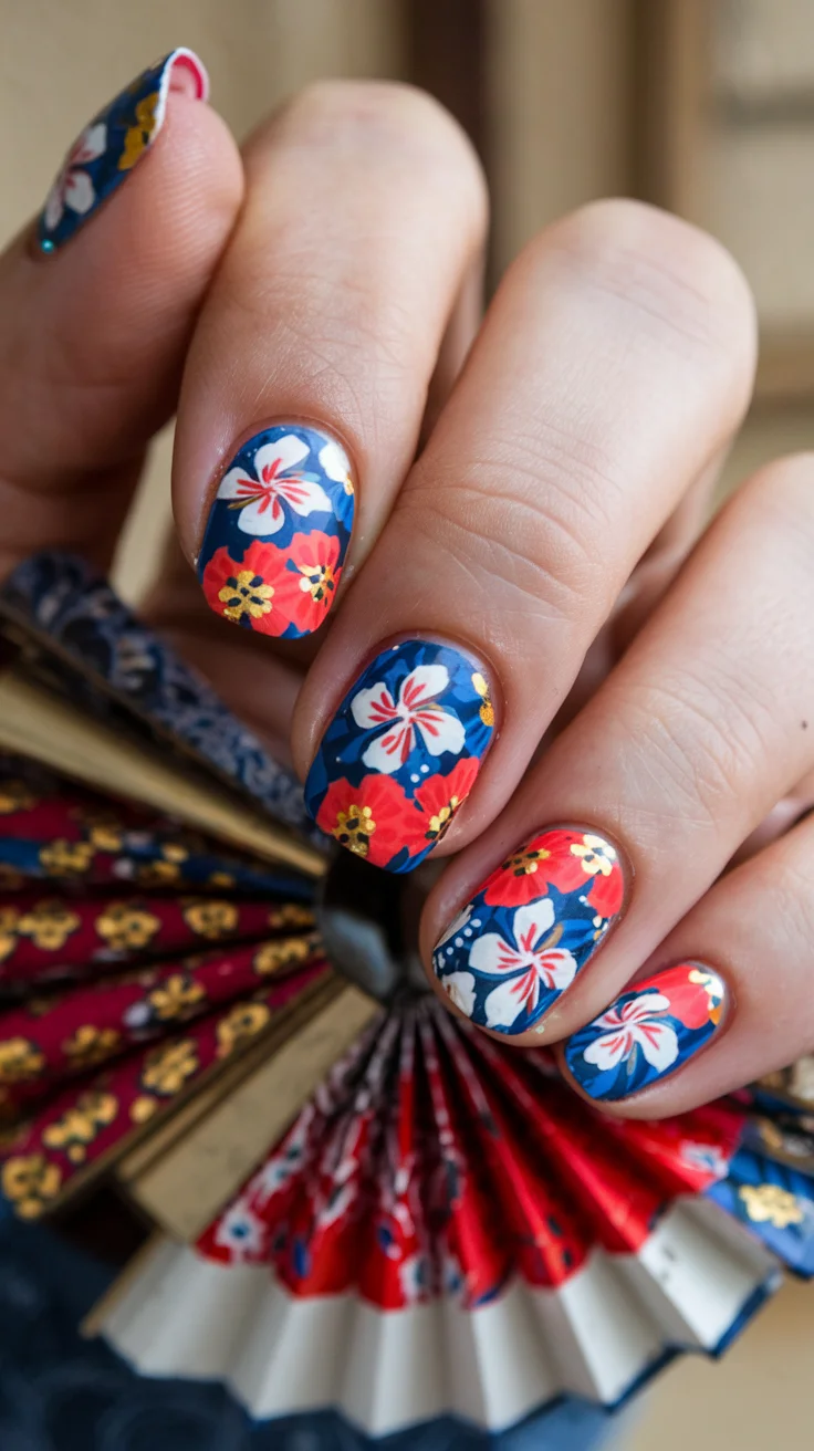 28+ Japanese inspired Nail Ideas