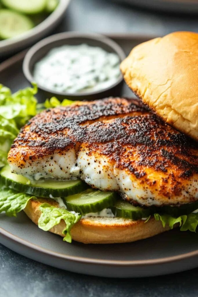 Blackened Fish Sandwich