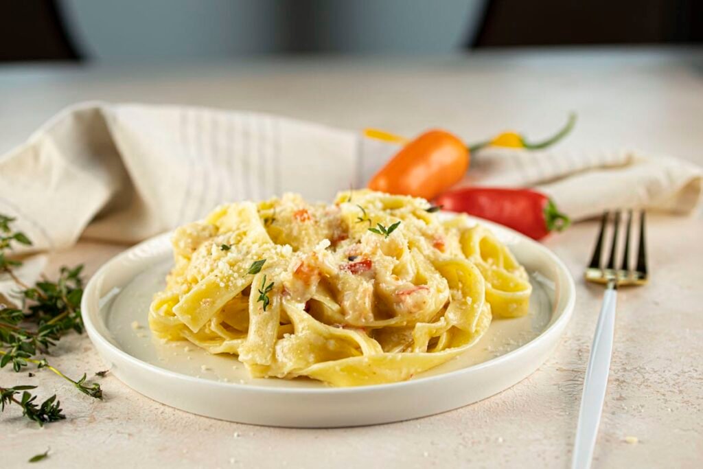 crawfish fettucine