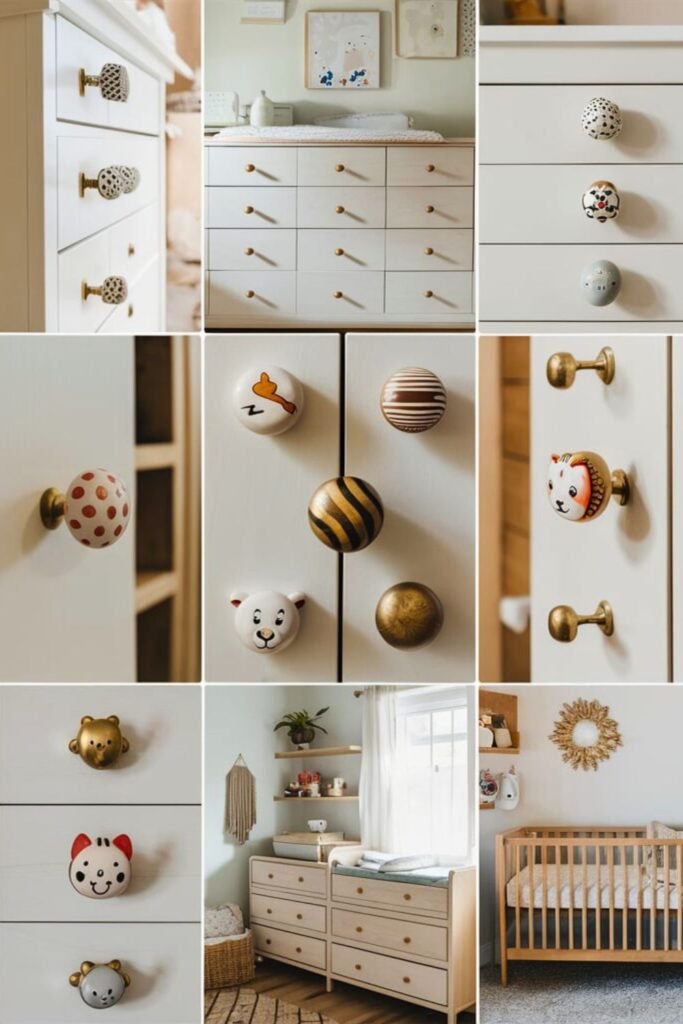 diy hand painted knobs