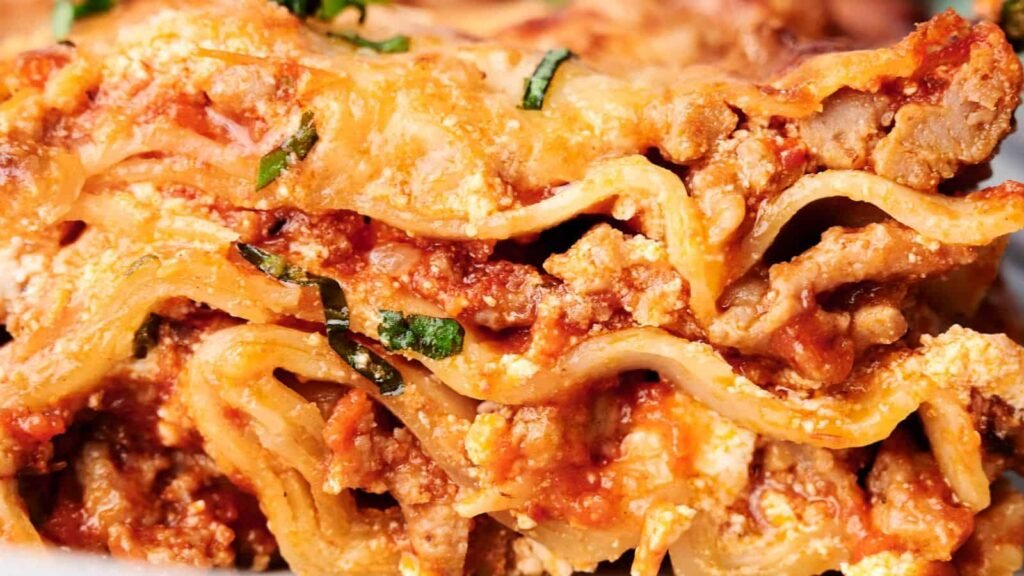 homemade lasagna