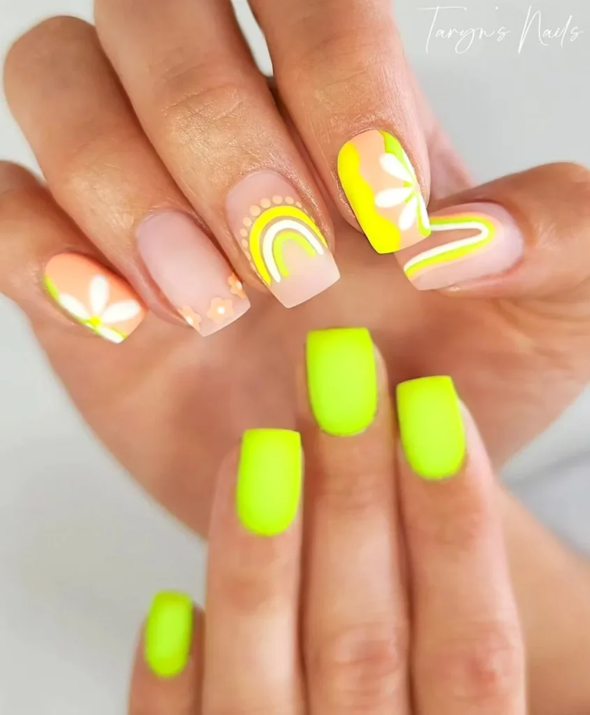 neon nails