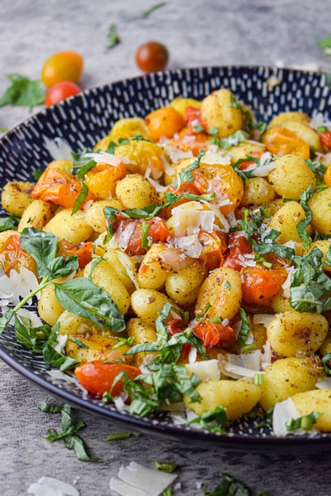 Sheet Pan Roasted Gnocchi and Tomato