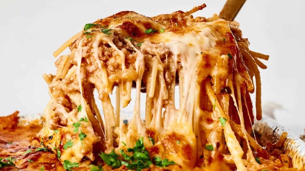 spaghetti casserole