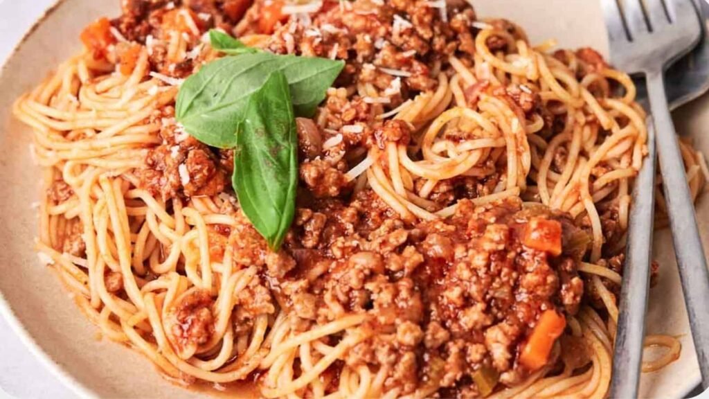 spaghetti bolognaise
