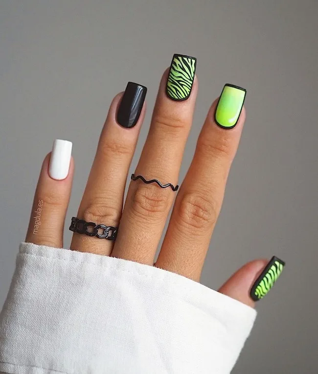 neon nails