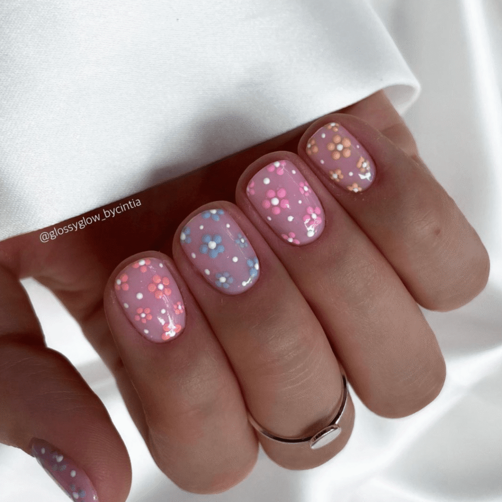 sweet spring neon floral ideas