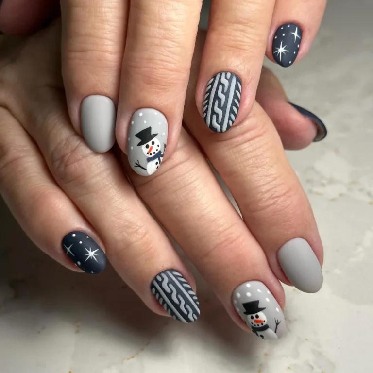 50+ Sleek & Stunning Grey Nail Ideas That Go With Everything