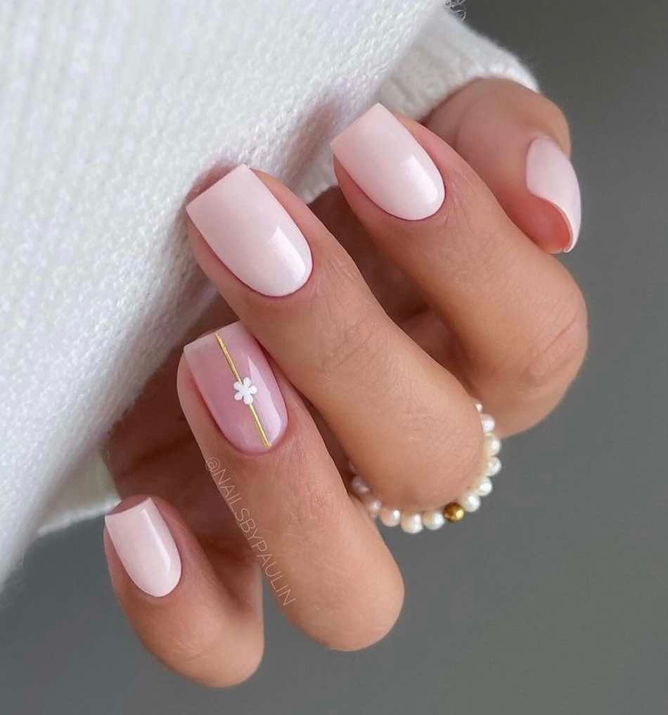 Soft Matt & Pastel Pink Nails