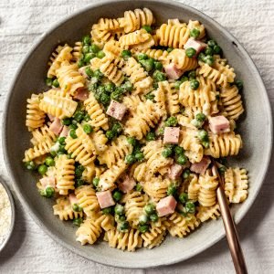 pasta and peas