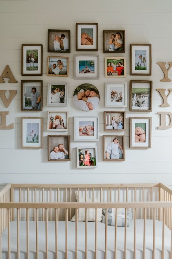 diy photo wall