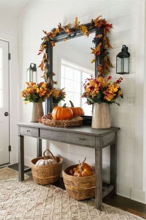 Thanksgiving Mirror Decor