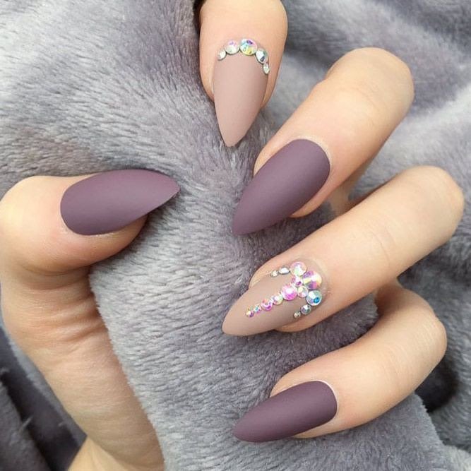 purple and nude
