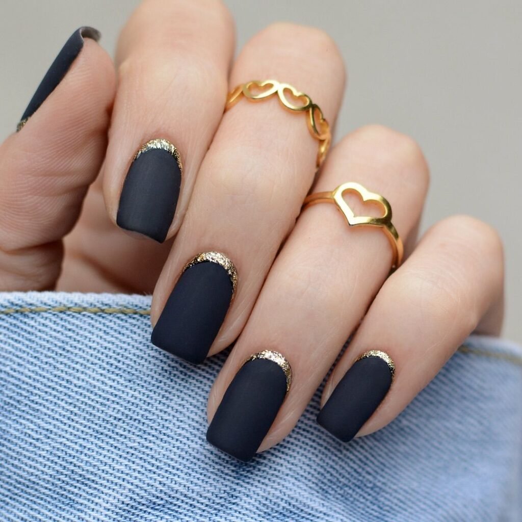 black and gold