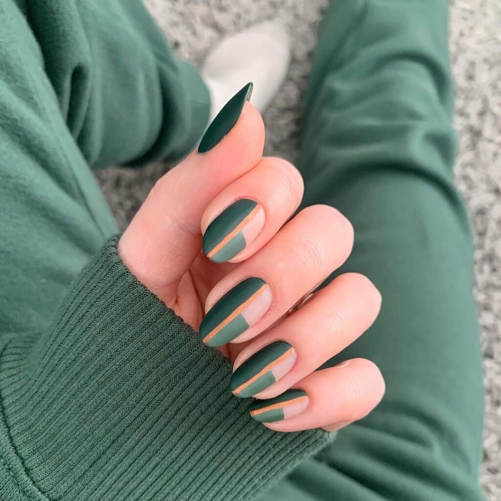 green and brown