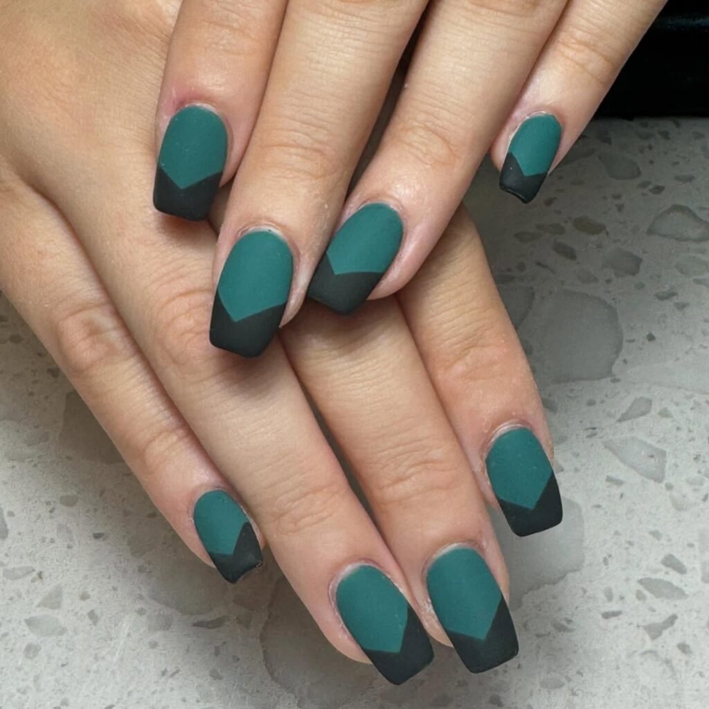 matt green and blk