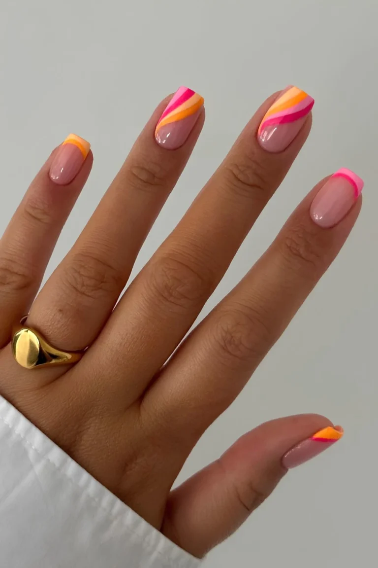 11 Sizzling Sunset Nail Ideas