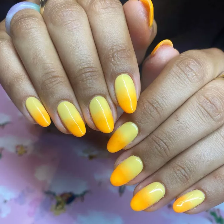 Buttercream Dreams: Yellow Nails with Colorful Twists