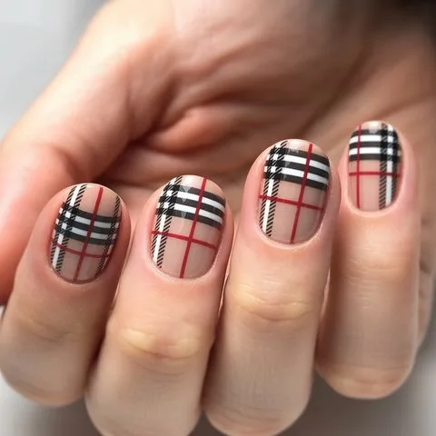 28 Plaid Nail Ideas That Are Cozy, Chic & Effortlessly Stylish