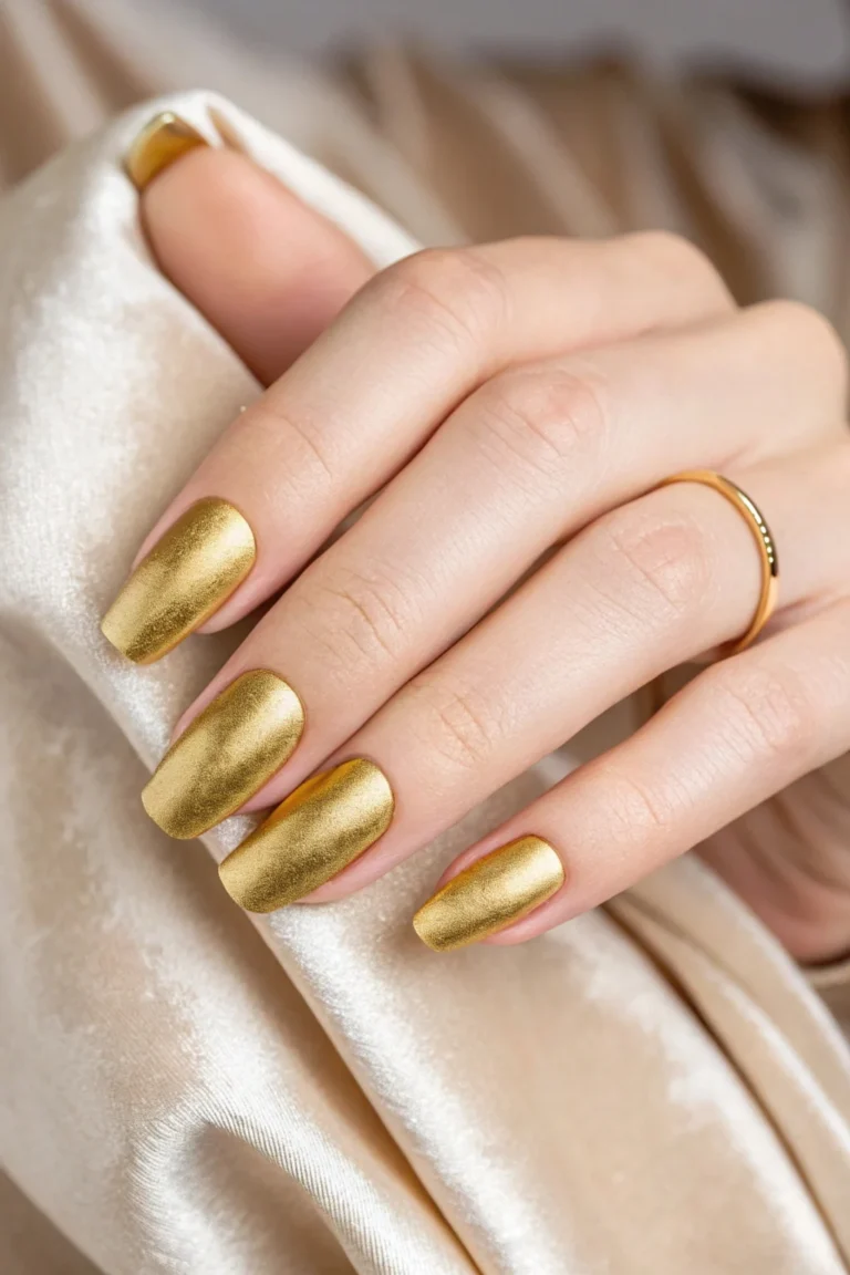 Gold Nail Ideas That Add Instant Glamour to Any Look