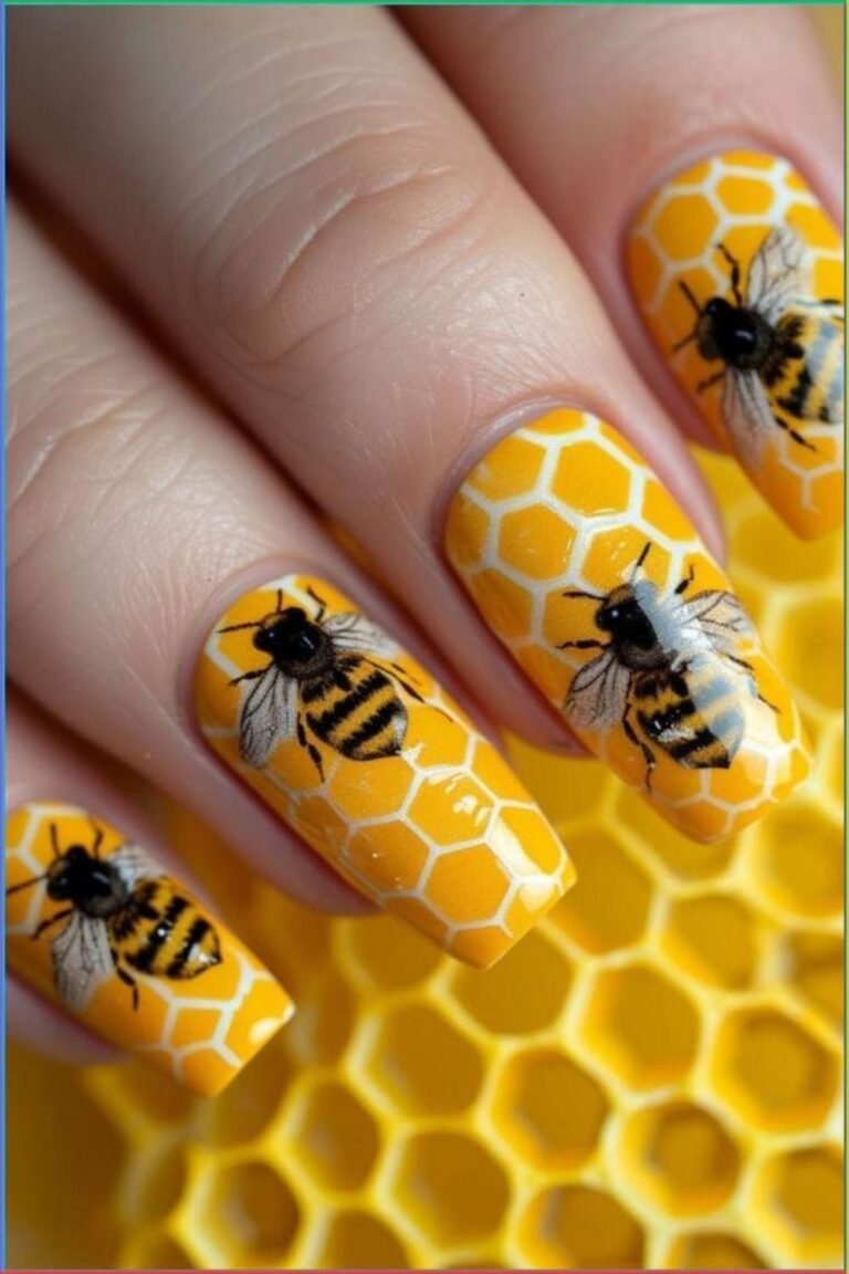 Bee Nail Ideas That Are Cute, Creative, and Full of Personality